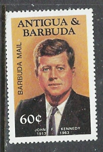 Barbuda 678 MNH 1985 John F Kennedy (ap7707)