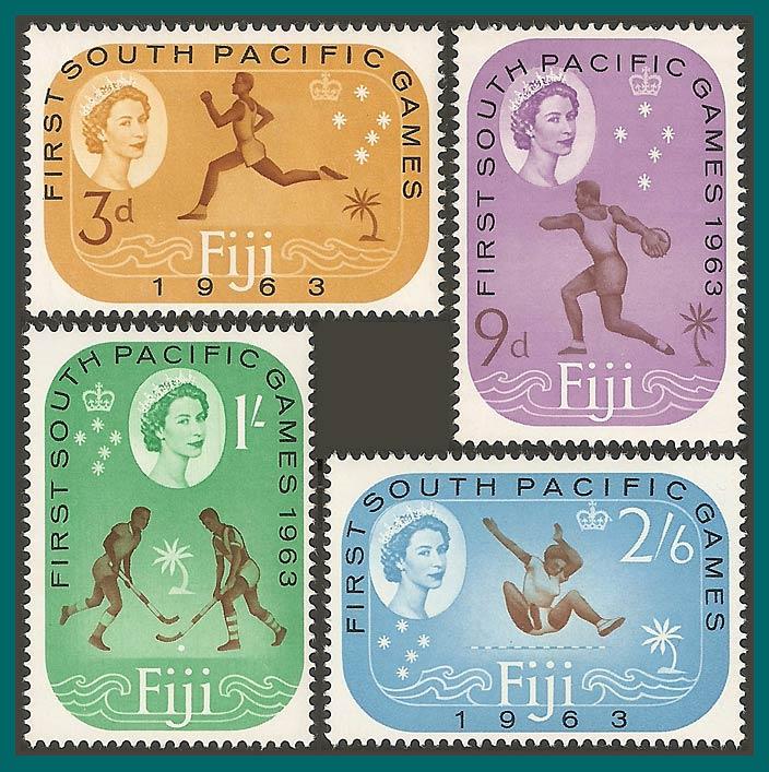 Fiji 1963 South Pacific Games, mint #199-202,SG329-332