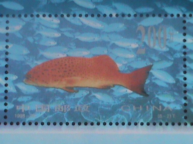 ​CHINA-1998-SC#2931 TROPICAL FISHES-22ND UPU CONGRESS SHEET-MNH-VERY FINE
