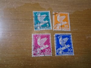 Switzerland  #  210-13    used