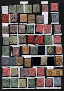 Straits Settlements KEVII-KGVI fine used collection mostly referenced WS30656(L)