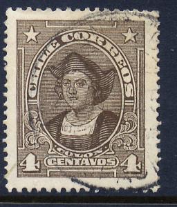 Chile 144, 4c Columbus. Used. (563)