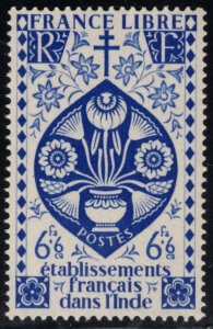 FRENCH INDIA  Scott 152 MNH** 1942 stamp