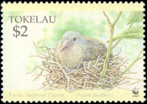 Tokelau #204-207, Complete Set(4), 1995, Birds, Never Hinged