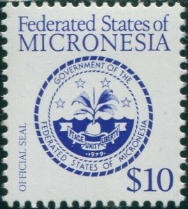 Micronesia 1984 SG20a $10 Official Seal MNH