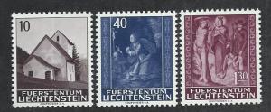 LIECHTENSTEIN SC# 391-3 VF/OG 1964