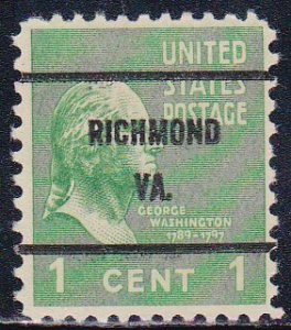 Precancel - Richmond, VA PSS 804-61 - Bureau Issue