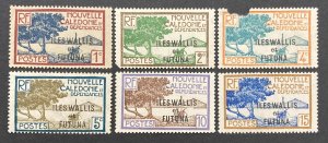 Wallis & Futuna 1930-40 #43//9, New Caledonia Stamps O/P, Unused/MH(see note).