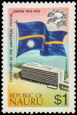 Nauru #114-117, Complete Set(4), 1974, UPU, Never Hinged