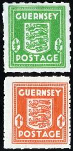 Guernsey Stamps # N4-5 MLH VF Scott Value $42.00