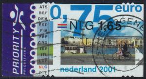 Netherlands - 2001 - Scott #1079 - used - Cycling