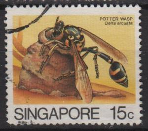 Singapore 1985 - Scott 455 used - 15c, Insects