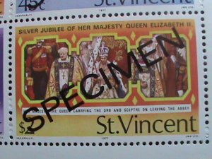 ​ST.VINCENT-SPECIMENT-1977-SC#494a SILVER JUBILEE OF QUEEN ELIZABETH II- MNH