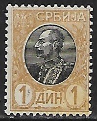 Serbia # 95 - King Peter I - used.....{ZW3}