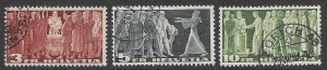 Switzerland 284-86   1954  set 3 fine used