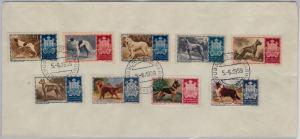 Animals : DOGS - SAN MARINO -   POSTAL HISTORY - 1956 STAMPS COVER