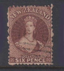 New Zealand FFQ Chalon 6d SG 122 FU