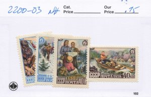 RUSSIA   2200-03   MNH