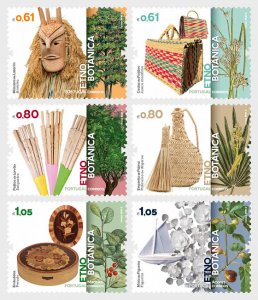 2023 Portugal Ethnobotany  (6) (Scott NA) MNH