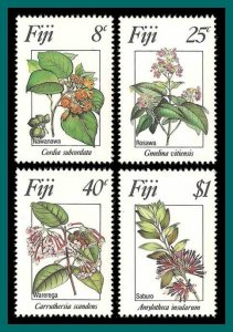 Fiji 1983 Flowers (series I), MNH  #495-498,SG665-SG668