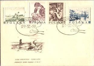 Poland, Worldwide First Day Cover, Art