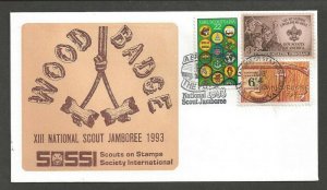 1993 US Boy Scout Jamboree Fort AP Hill SOSSI Wood Badge