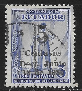 Ecuador #RA36 5c on 3c Worker