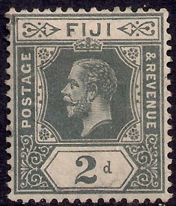 Fiji 1912 - 23 KGV 2d Greyish Slate MM SG 128 Die 1 ( G1049 )