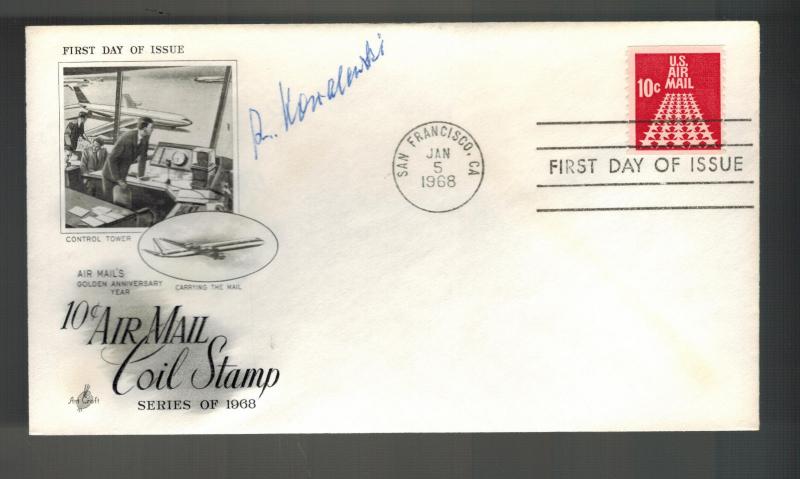 1968 Germany Luftwaffe Night Fighter Ace Robert Kowalewski Signed Cover 46 kills