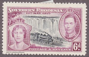 Southern Rhodesia 41 Queen Elizabeth, George VI 1937