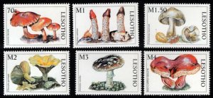 1998 Lesotho 1300-1305 Mushrooms 7,50 €