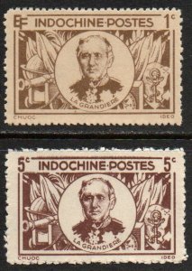 Indo-China Sc #243-244 Mint Hinged