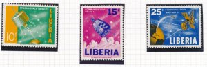 Liberia Scott 415-417 Mint Very Lightly Hinged
