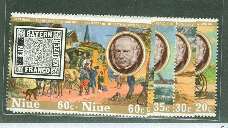 Niue #241-245 Mint (NH) Single (Complete Set)