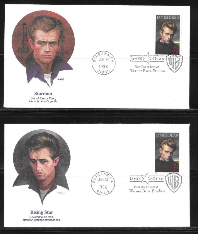 USA 3082 James Dean Fleetwood First Day Cover FDC (z9)