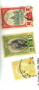 THAILAND 15 L18 L51 USED FVF Cat $75