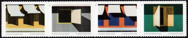 SC#5594-97 (55¢) Emilio Sanchez Strip of Four (2021) SA