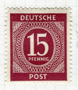 GERMANY BERLIN British/US Zone 1946 numeral issue Mint hinged 15pf. value