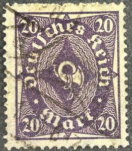 Germany, 1923, SC 191, F, Used, HR
