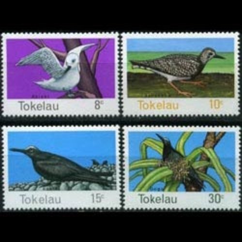 TOKELAU 1977 - Scott# 57-60 Birds Set of 4 NH