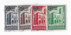 San Marino Sc #155-158  set of 4 used VF