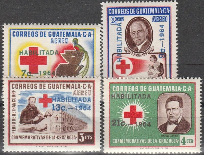 Guatemala #C287-90 MNH F-VF  (V313L)