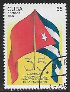 Cuba # 3741 - Socialist Revolution - unused CTO.....{Z20}