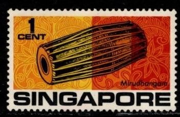 Singapore - #107 South Indian Drum - Unused NG