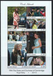 Cook Islands Scott 1459 Duke & Duchess of Cambridge! MNH!