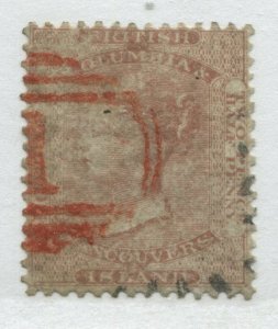 British Columbia 1860 2 1/2d dull rose perf 14 choice used