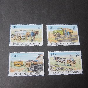 Falkland Islands 1995 Sc 639-642 Farm set of 4 MNH