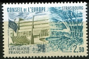 France Sc#1O33 MNH, 2.30f multi, Council of Europe (1981)