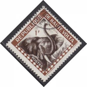 Burkina Faso O1 Elephant 1963