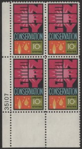 SC#1547 Energy Conservation Plate Block: LL #35107 (1974) MNH